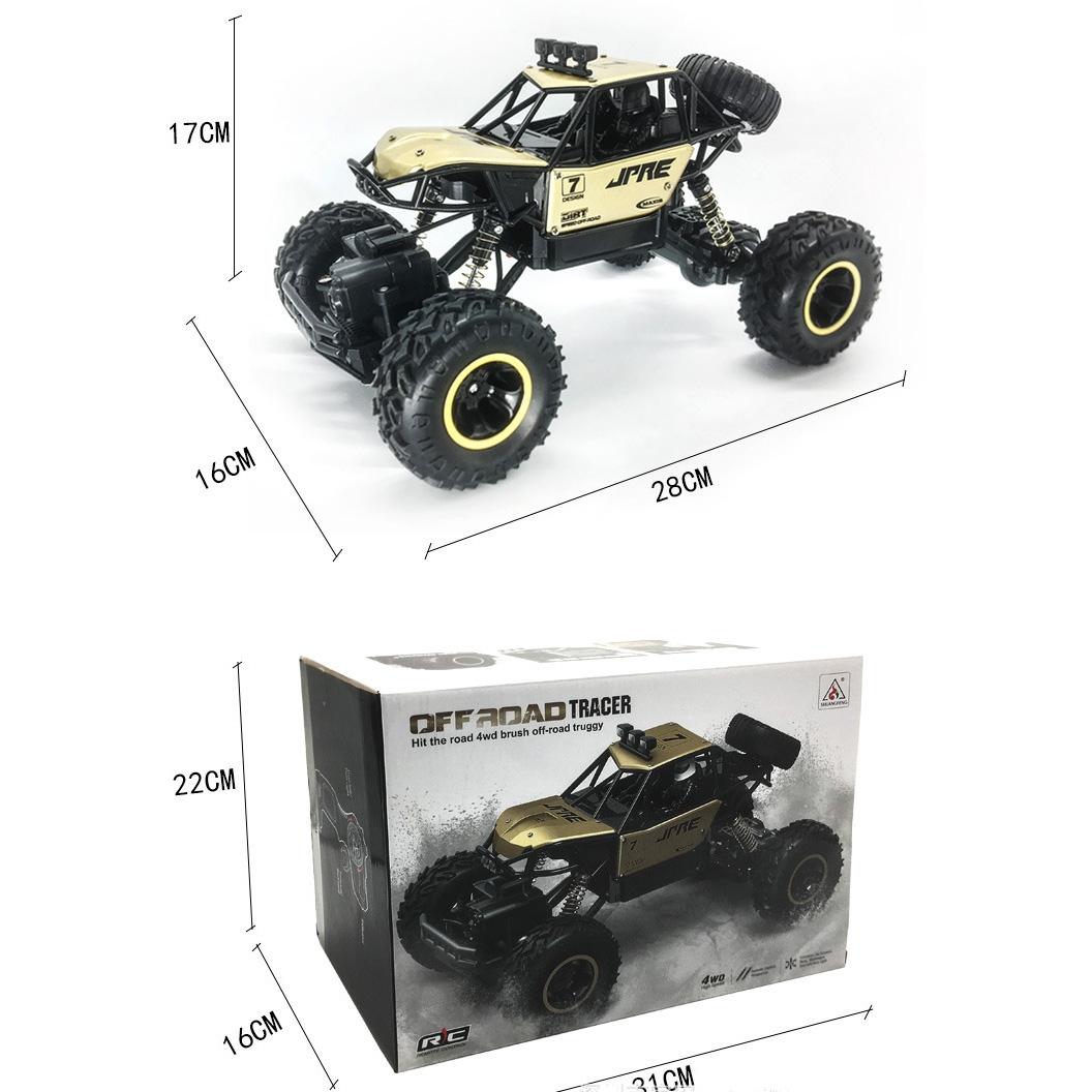 Bigfoot Rc Off - road Vehicle for Kids - 1:16 Scale - Silver