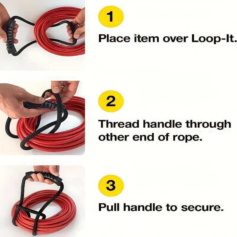 24 - Inch Heavy - Duty Storage Strap with Handle – Cord, Hose & Cable Organiser