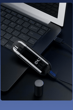 Handheld Portable Nose Hair Trimmer Rechargeable USB - C Clipper Shaver in Black
