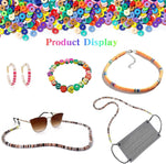 7860pcs 28 Colors 6mm Flat Round Ceramics Polymer Clay Bead Alphabet Beads Jewelry Making Kit - 728040811225 Toy Chest Australia 4
