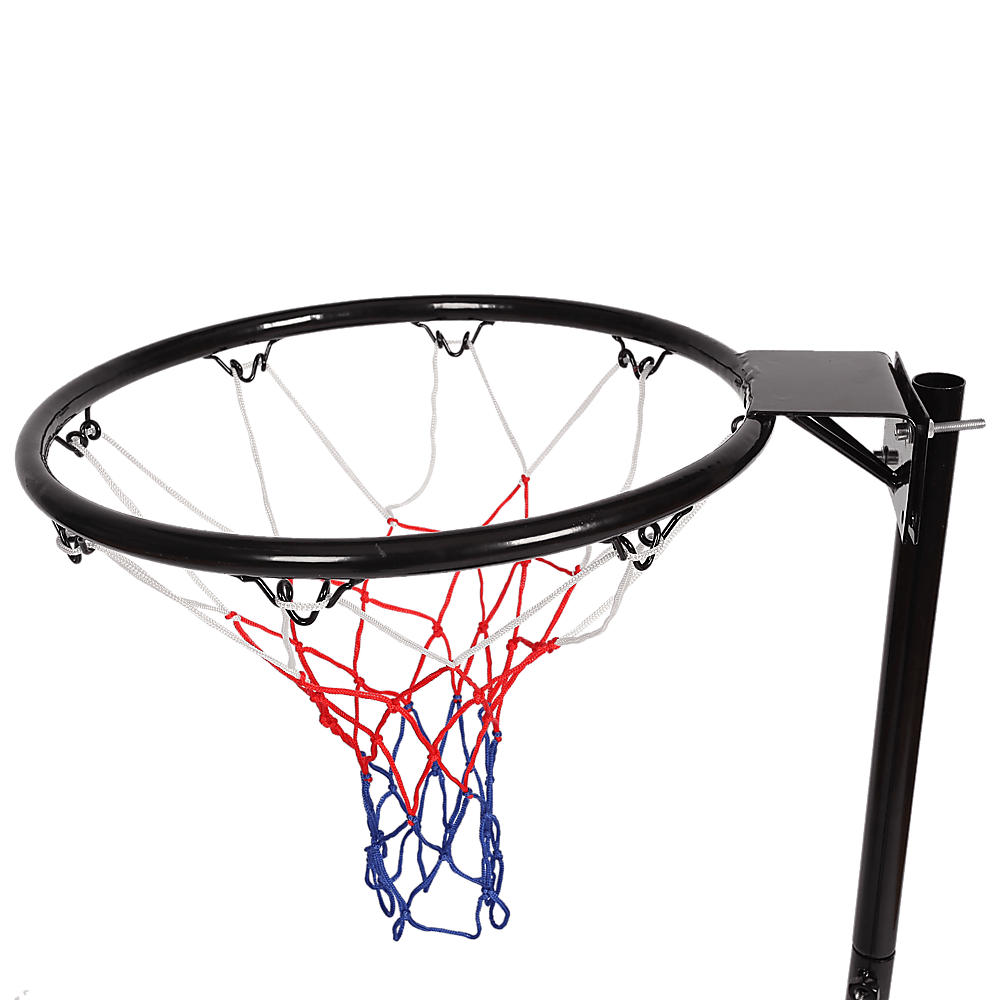 Netball Ring with Stand Portable Pole Height Adjustable