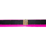 2.2m Gymnastics Folding Balance Beam Pink Synthetic Suede