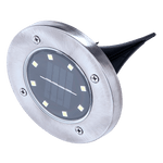 12x Solar Powered LED Buried Inground Recessed Light Garden Outdoor Deck Path
