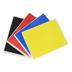 Martial Arts Supply Rebreakable Board Taekwondo, MMA, Karate - Set: Yellow, Blue, Red & Black