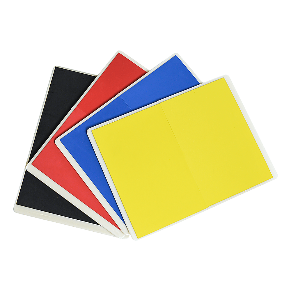 Martial Arts Supply Rebreakable Board Taekwondo, MMA, Karate - Set: Yellow, Blue, Red & Black