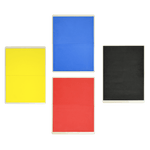 Martial Arts Supply Rebreakable Board Taekwondo, MMA, Karate - Set: Yellow, Blue, Red & Black