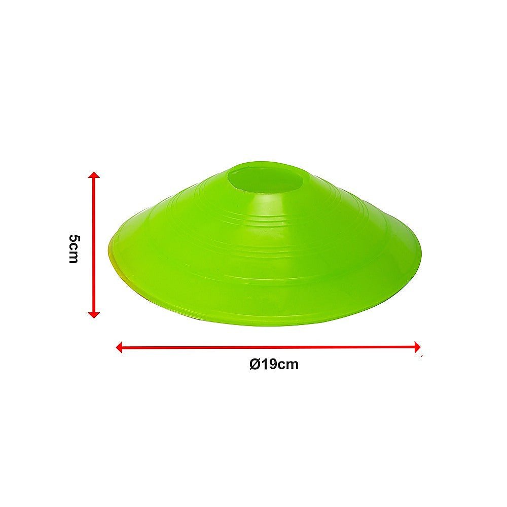 60 Pack Sports Training Discs Markers Cones Soccer AFL Exercise Personal Fitness