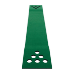 Golf Beer Pong Game Toy Set Green Golf Putting Matt with 2 Putters, 6 Balls
