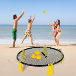 Mini Volleyball Set Outdoor Game Garden Beach Net Ball Kit Sport Toys - 9356516024018 Toy Chest Australia 2