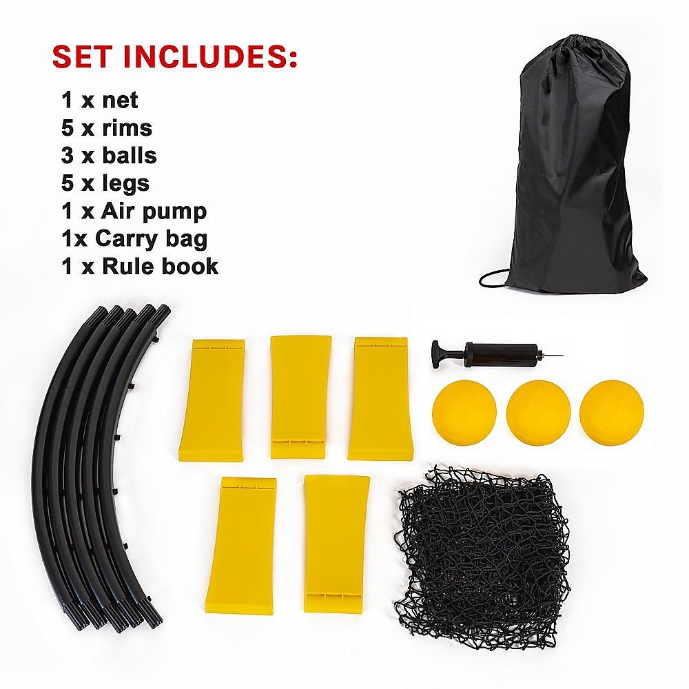 Mini Volleyball Set Outdoor Game Garden Beach Net Ball Kit Sport Toys - 9356516024018 Toy Chest Australia 9
