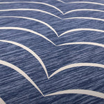 200x300cm Large Floor Blue Wave Lines Rug – Modern Area Carpet for Bedroom, Living Room, Lounge or Home Décor Mat