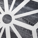 200x300cm Large Floor Black & White Geometric Rug – Modern Area Carpet for Bedroom, Living Room, Lounge or Home Décor Mat