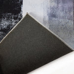 200x300cm Large Floor Blue Abstract Rug – Modern Area Carpet for Bedroom, Living Room, Lounge or Home Décor Mat