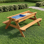 Sand & Water Wooden Picnic Table