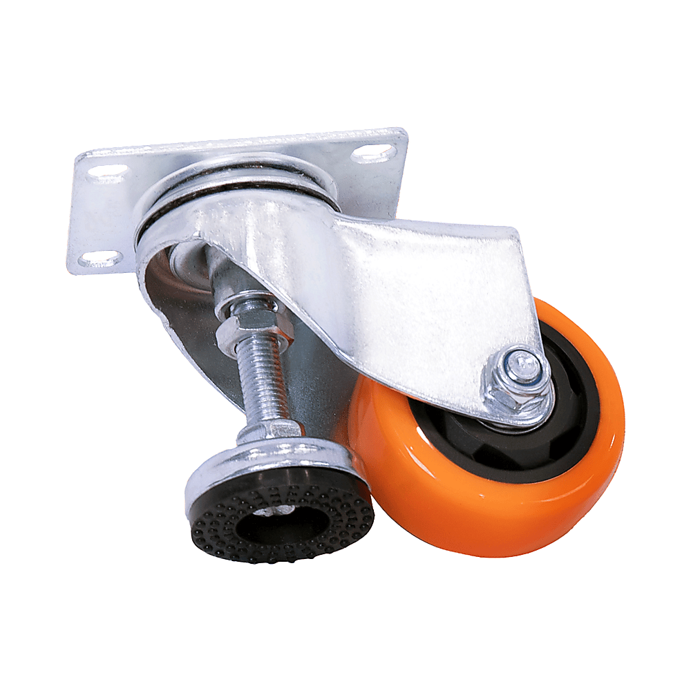 Leveling Casters Swivel Wheels Set of 4, 360 kg Total Load Capacity