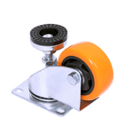 Leveling Casters Swivel Wheels Set of 4, 360 kg Total Load Capacity