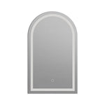 Arched LED Wall Mirror Bathroom Mirrors Makeup Anti - fog 600mm x 1000mm