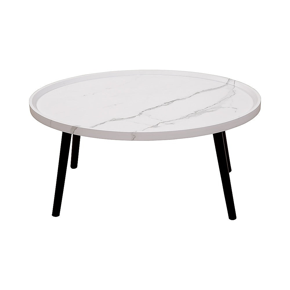 Oval Coffee Table Mid Century Modern Minimalist Display - 9356516021895 Toy Chest Australia 1
