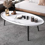 Oval Coffee Table Mid Century Modern Minimalist Display - 9356516021895 Toy Chest Australia 3