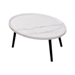Oval Coffee Table Mid Century Modern Minimalist Display - 9356516021895 Toy Chest Australia 4