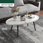 Oval Coffee Table Mid Century Modern Minimalist Display - 9356516021895 Toy Chest Australia 7