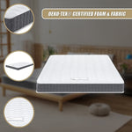 PALERMO Double Memory Foam Mattress - OEKO - TEX® & CertiPUR - US® Certified - 9356516106714 Toy Chest Australia 8