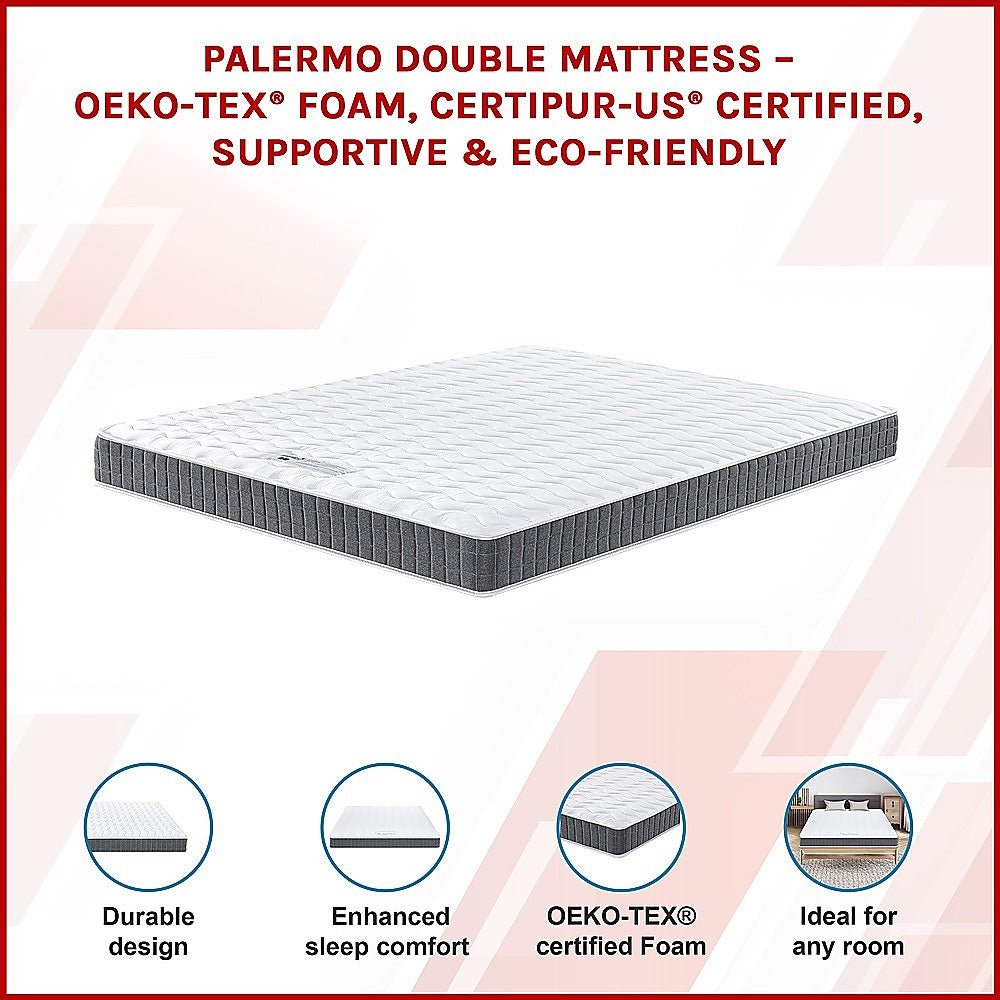PALERMO Queen Memory Foam Mattress - OEKO - TEX® & CertiPUR - US® Certified - 9356516106721 Toy Chest Australia 3