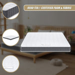 PALERMO Queen Memory Foam Mattress - OEKO - TEX® & CertiPUR - US® Certified - 9356516106721 Toy Chest Australia 9