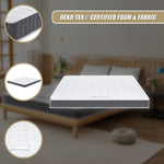 PALERMO King Memory Foam Mattress - OEKO - TEX® & CertiPUR - US® Certified - 9356516106738 Toy Chest Australia 9