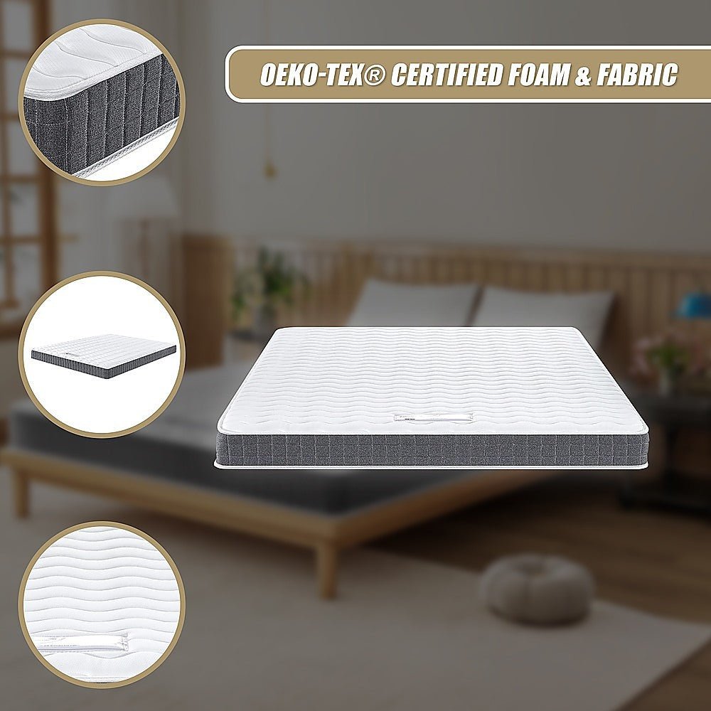PALERMO King Memory Foam Mattress - OEKO - TEX® & CertiPUR - US® Certified - 9356516106738 Toy Chest Australia 9