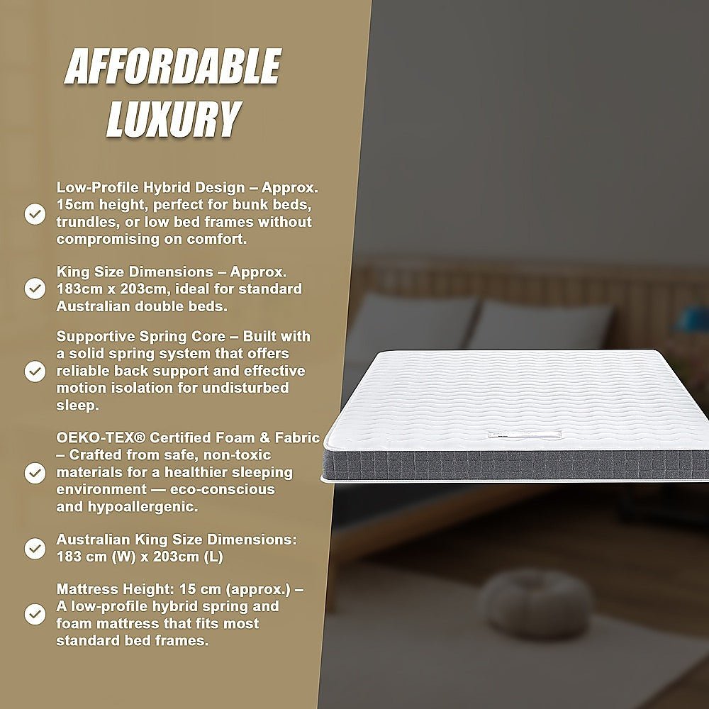PALERMO King Memory Foam Mattress - OEKO - TEX® & CertiPUR - US® Certified - 9356516106738 Toy Chest Australia 11