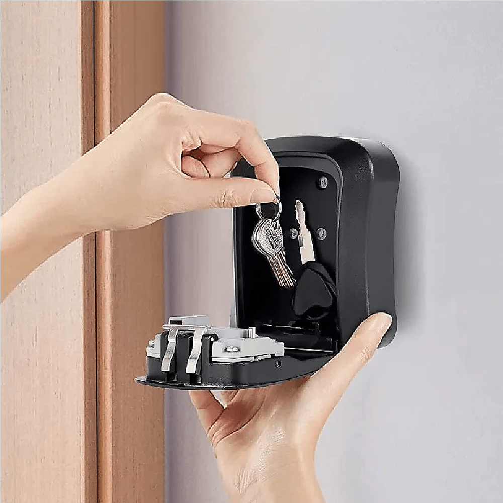 Lock Box Key Safe 4 Combination Outdoor Security Wall Mounted - 9356516114689 Toy Chest Australia 2