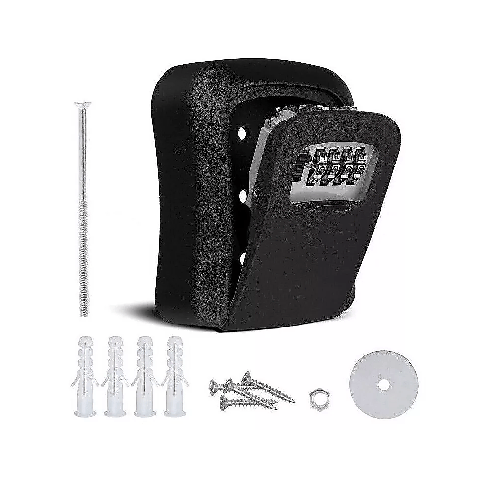 Lock Box Key Safe 4 Combination Outdoor Security Wall Mounted - 9356516114689 Toy Chest Australia 5