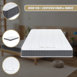 King Single Memory Foam Mattress – OEKO - TEX® Textile & CertiPUR - US® Certified Foam