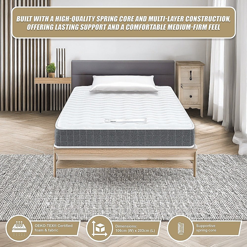 King Single Memory Foam Mattress – OEKO - TEX® Textile & CertiPUR - US® Certified Foam