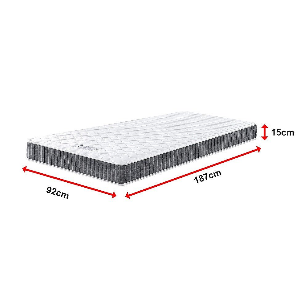 PALERMO Single Memory Foam Mattress - OEKO - TEX® & CertiPUR - US® Certified - 9356516135264 Toy Chest Australia 12