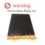 ASMOKE Premium Copper & Black BBQ Grill Mats (2 - Pack) - Non - Stick PTFE Coating, Cooking Mats| Reusable and Easy to Clean