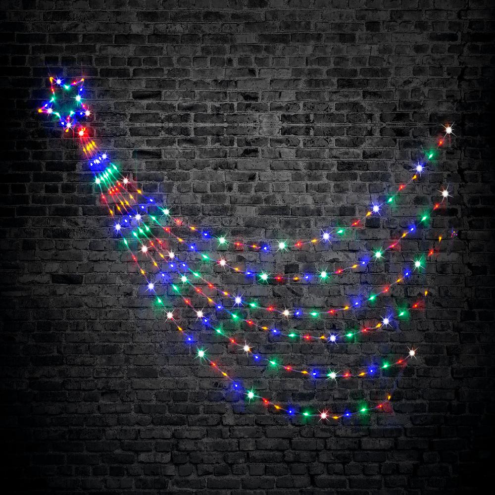 LED Waterfall Star 3m 200 LEDs Multi - Color
