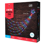 LED Waterfall Star 3m 200 LEDs Multi - Color