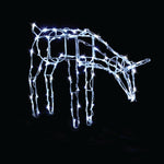 Battery Operated LED Reindeer – 2 Style Options: Feeding and Standing - Feeding