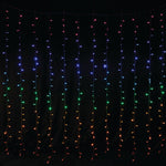LED Curtain Lights Rainbow Color available in 2 sizes - 1.8 meter