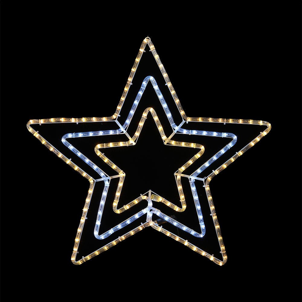 LED Ropelight 3 - in - 1 Star Flash Warm - Cool - Warm - Warm White & Cool White