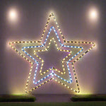 LED Ropelight 3 - in - 1 Star Flash Warm - Cool - Warm - Multicolor