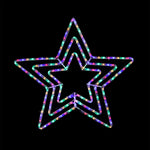 LED Ropelight 3 - in - 1 Star Flash Warm - Cool - Warm - Multicolor