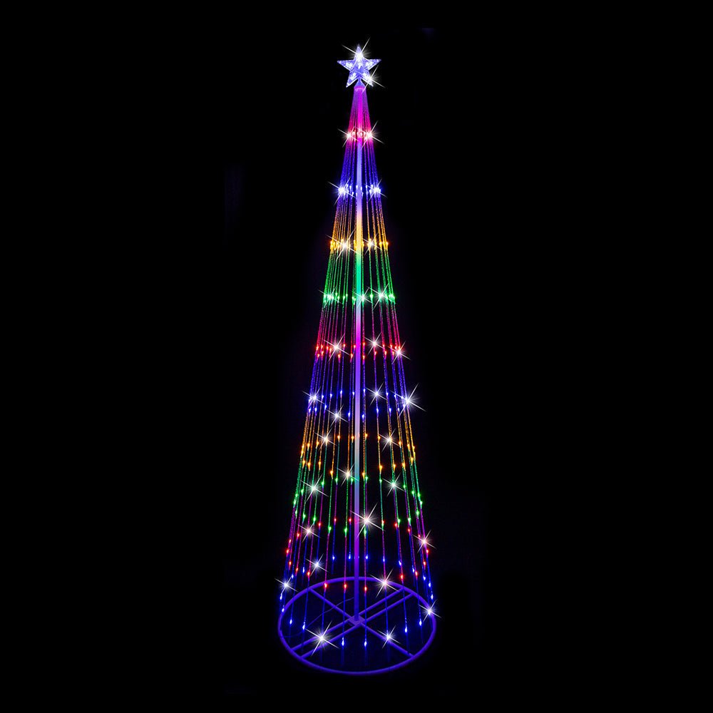 LED Digital Strands Tree 2.4m Multi - Color