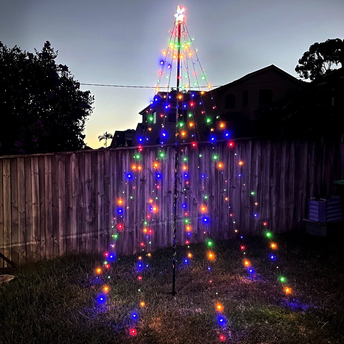 Fairy Teepee Tree Star Topper 3m Multi - Color