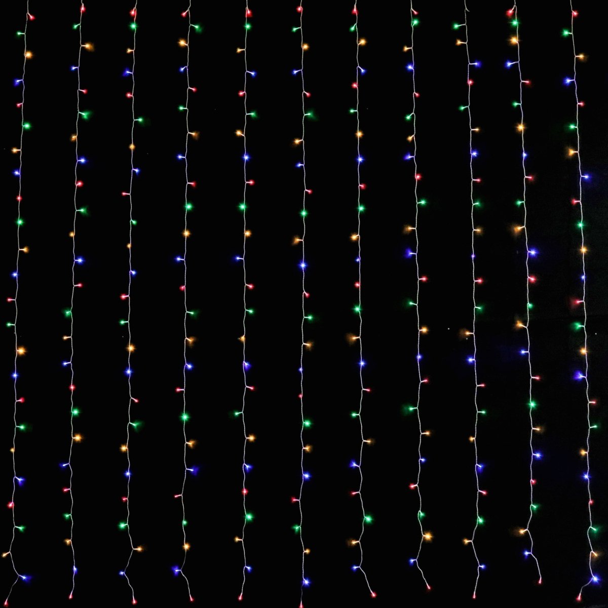 LED Curtain Lights 6mx3m 600 Multi - Color