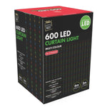 LED Curtain Lights 6mx3m 600 Multi - Color