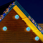 LED Twinkle Petal Balls 10cm 5 - Pack Cool - Warm White or Multicolor - Warm - Cool White