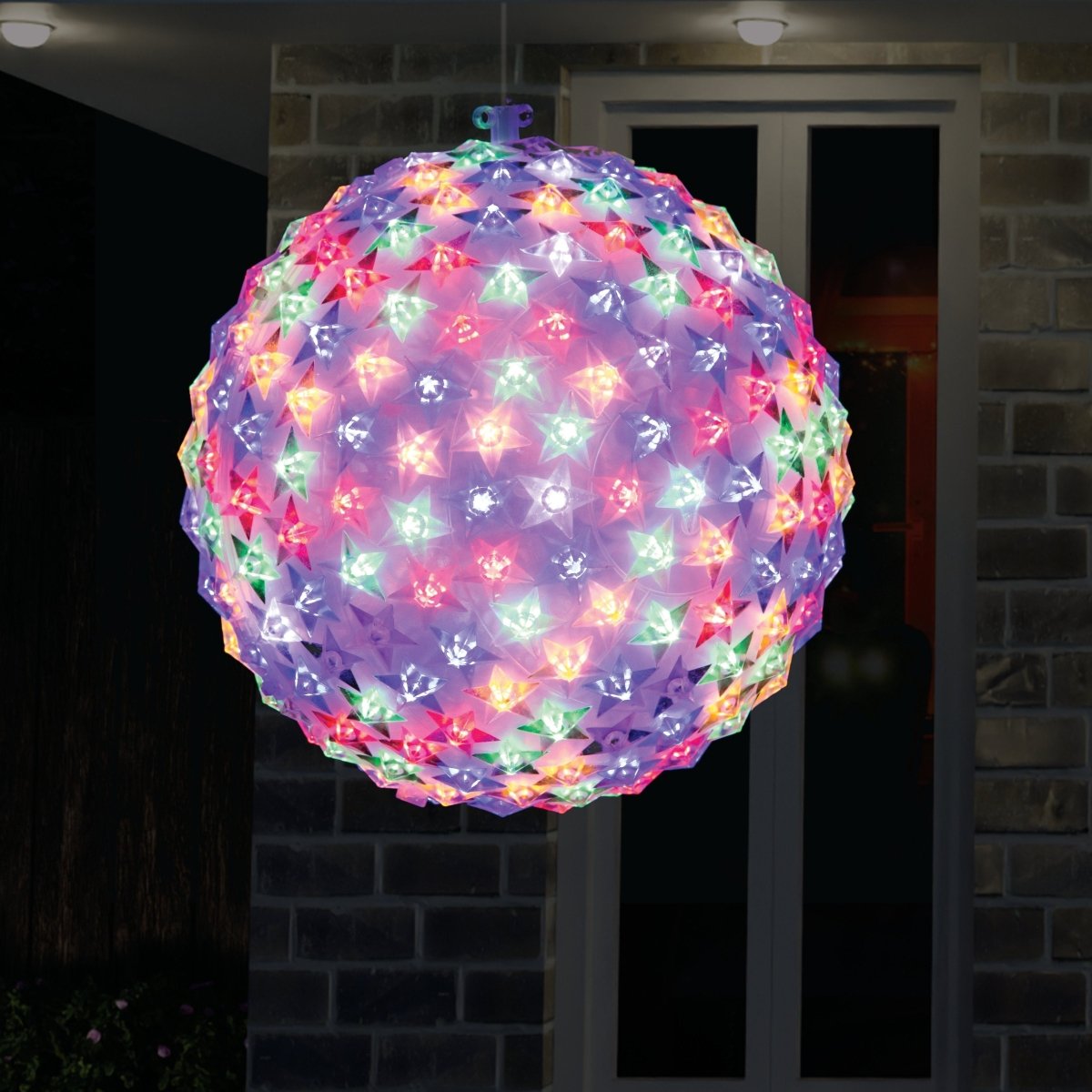 LED Star Ball 25cm Twinkle Multi - Color